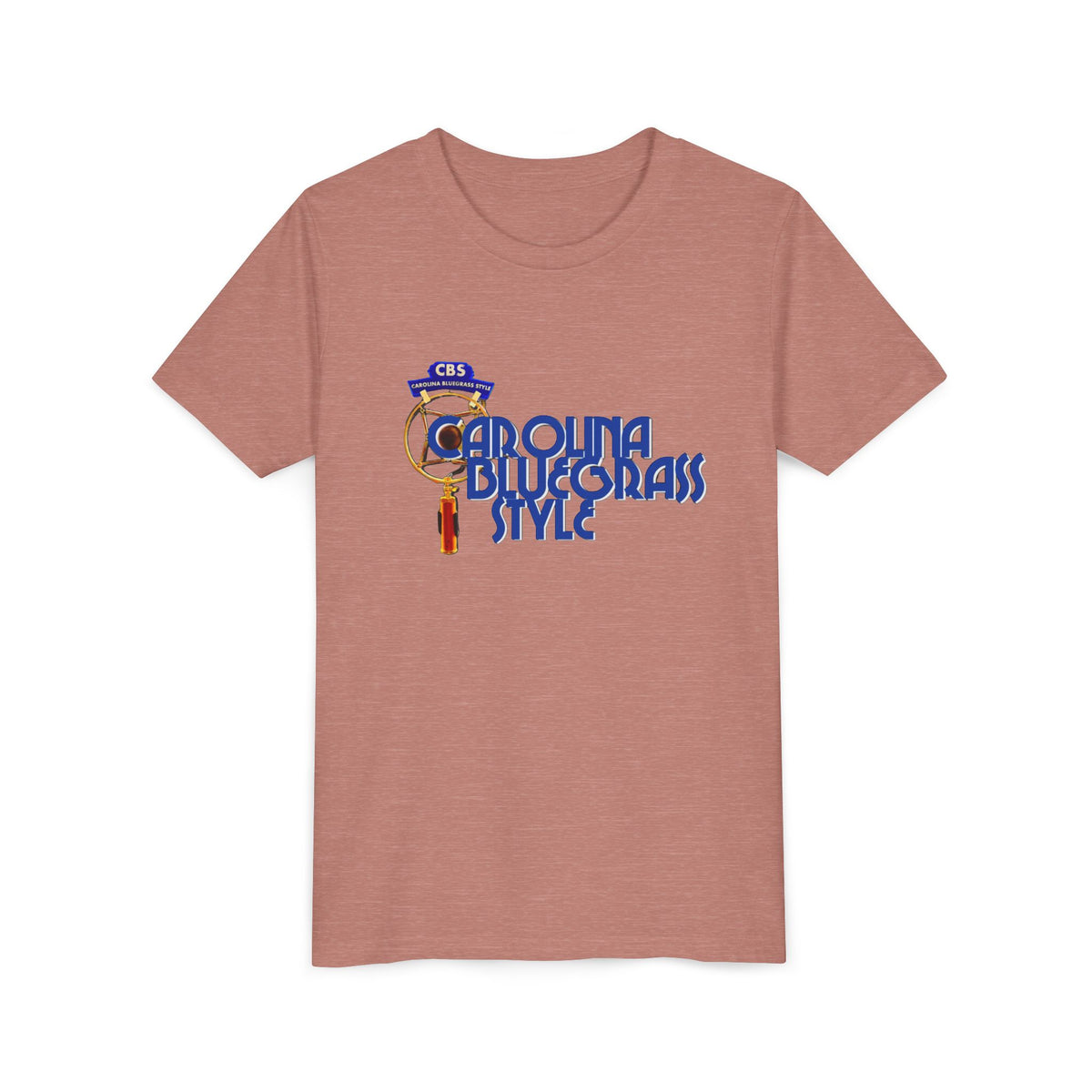 Youth Tee — "Carolina Bluegrass Style" Graphic T-Shirt