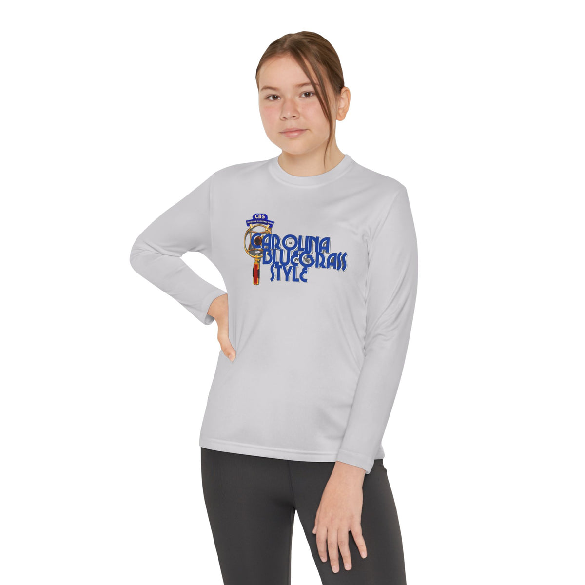 Carolina Bluegrass Style Youth Long Sleeve Tee