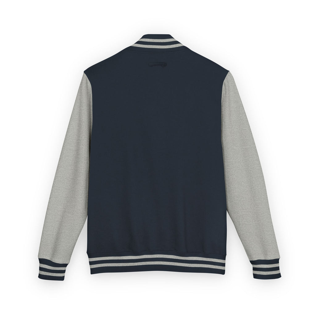 Retro Cheerleader Letterman Jacket — 'Cheer Squad' Embroidered Varsity Jacket
