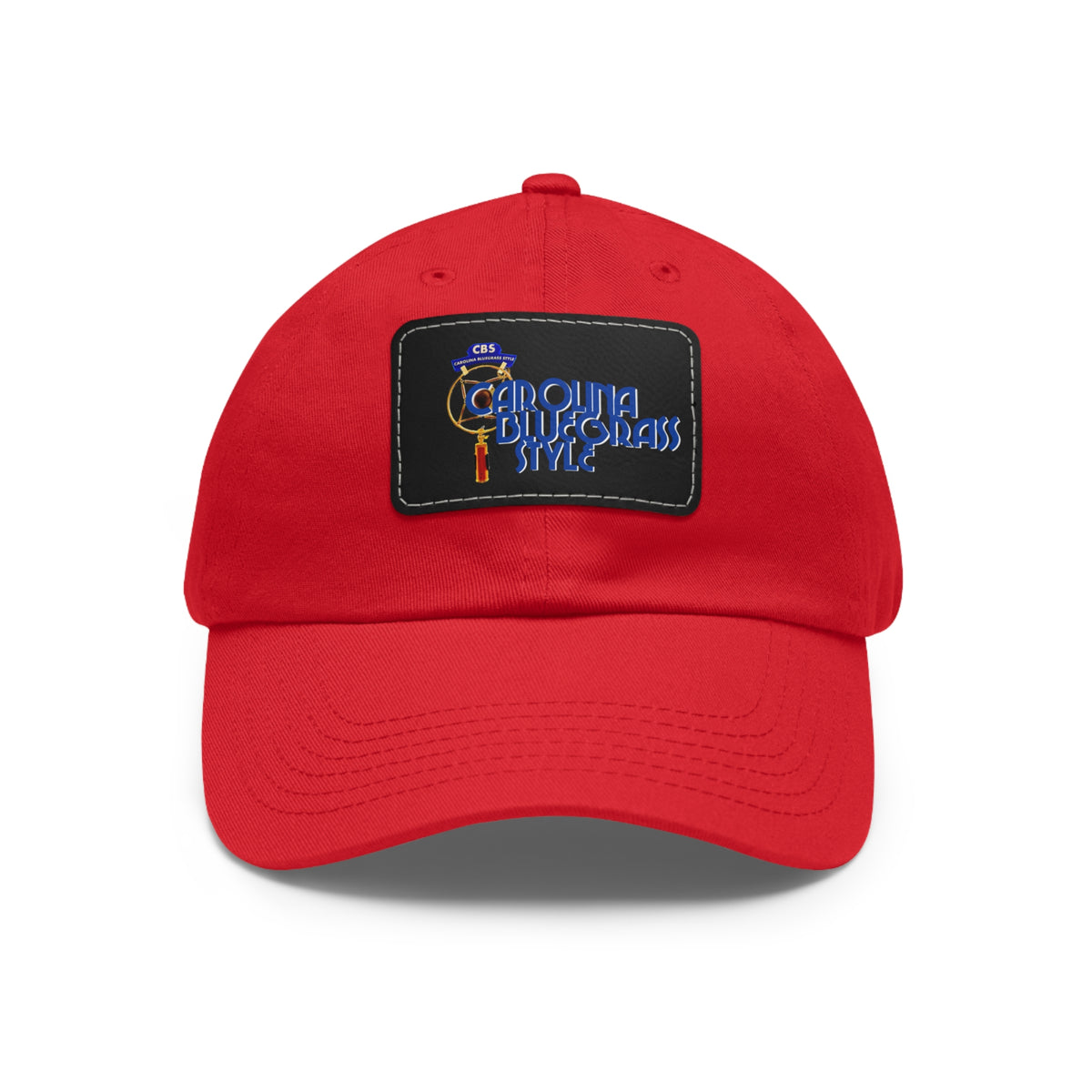 Carolina Bluegrass Style Dad Hat | Leather Patch Rectangle