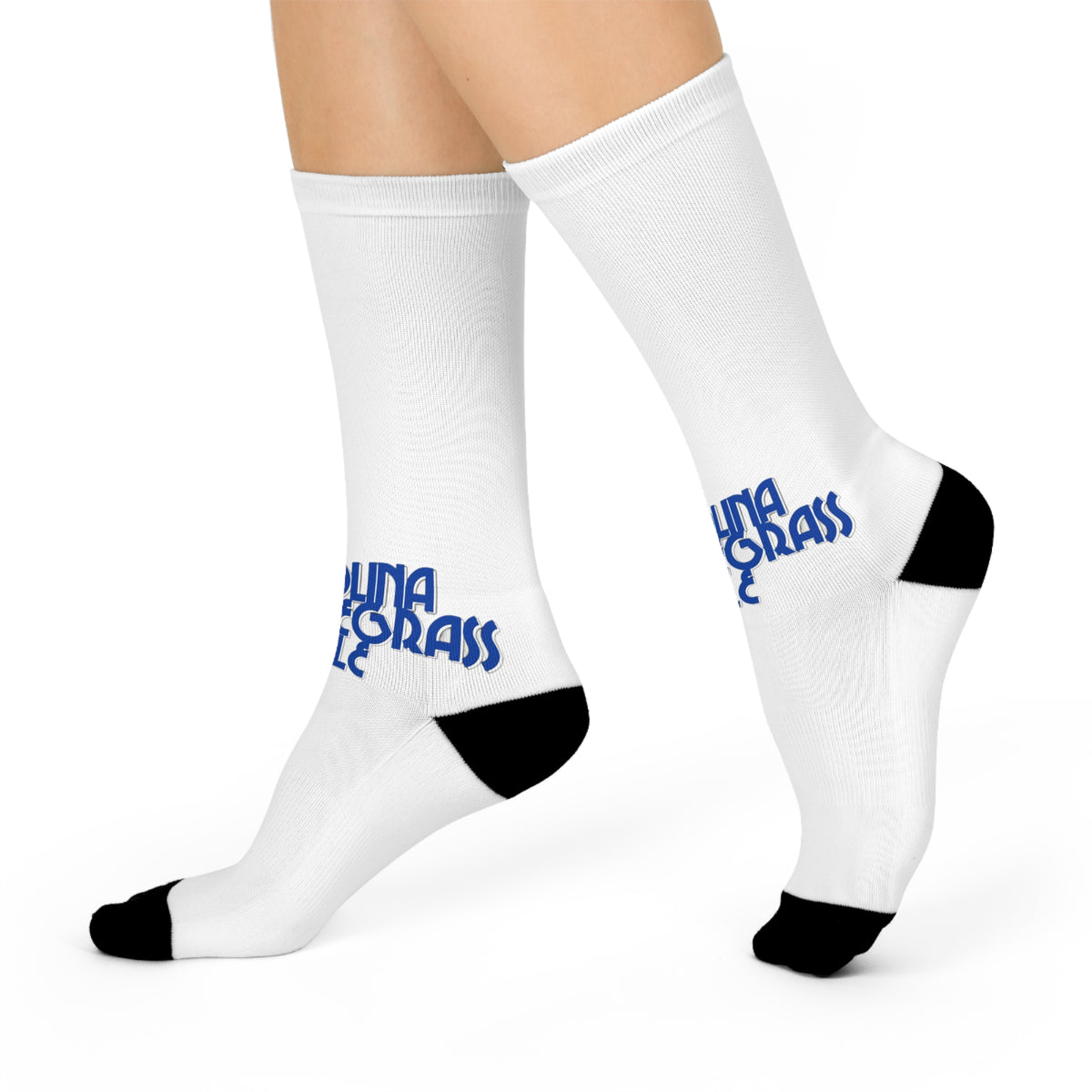 Cushioned Crew Socks — Bluegrass Logo Athletic Crew Socks