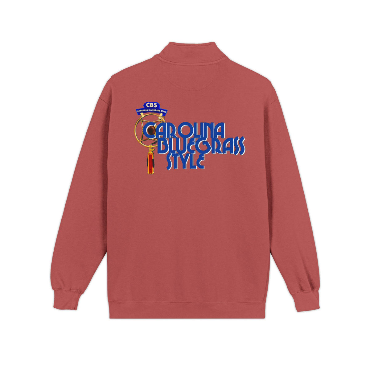 Quarter-Zip Sweatshirt — Carolina Bluegrass Style Embroidered Logo