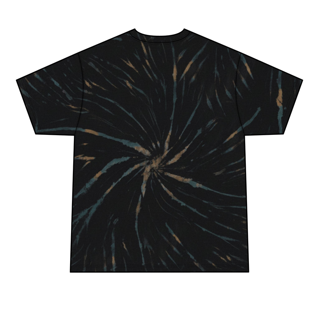 Carolina Bluegrass Style Tie-Dye Tee — Men’s Black Spiral Band T‑Shirt