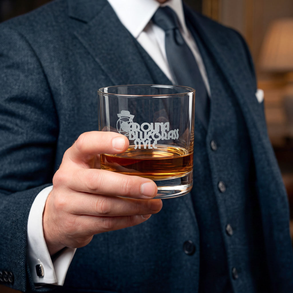 Whiskey Glass, 10.5oz (Engraving)