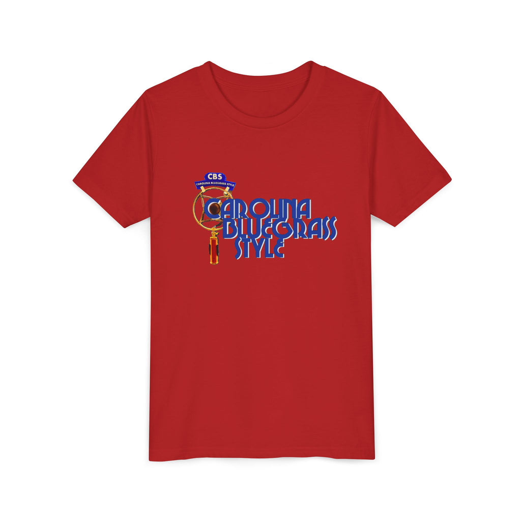 Youth Tee — "Carolina Bluegrass Style" Graphic T-Shirt