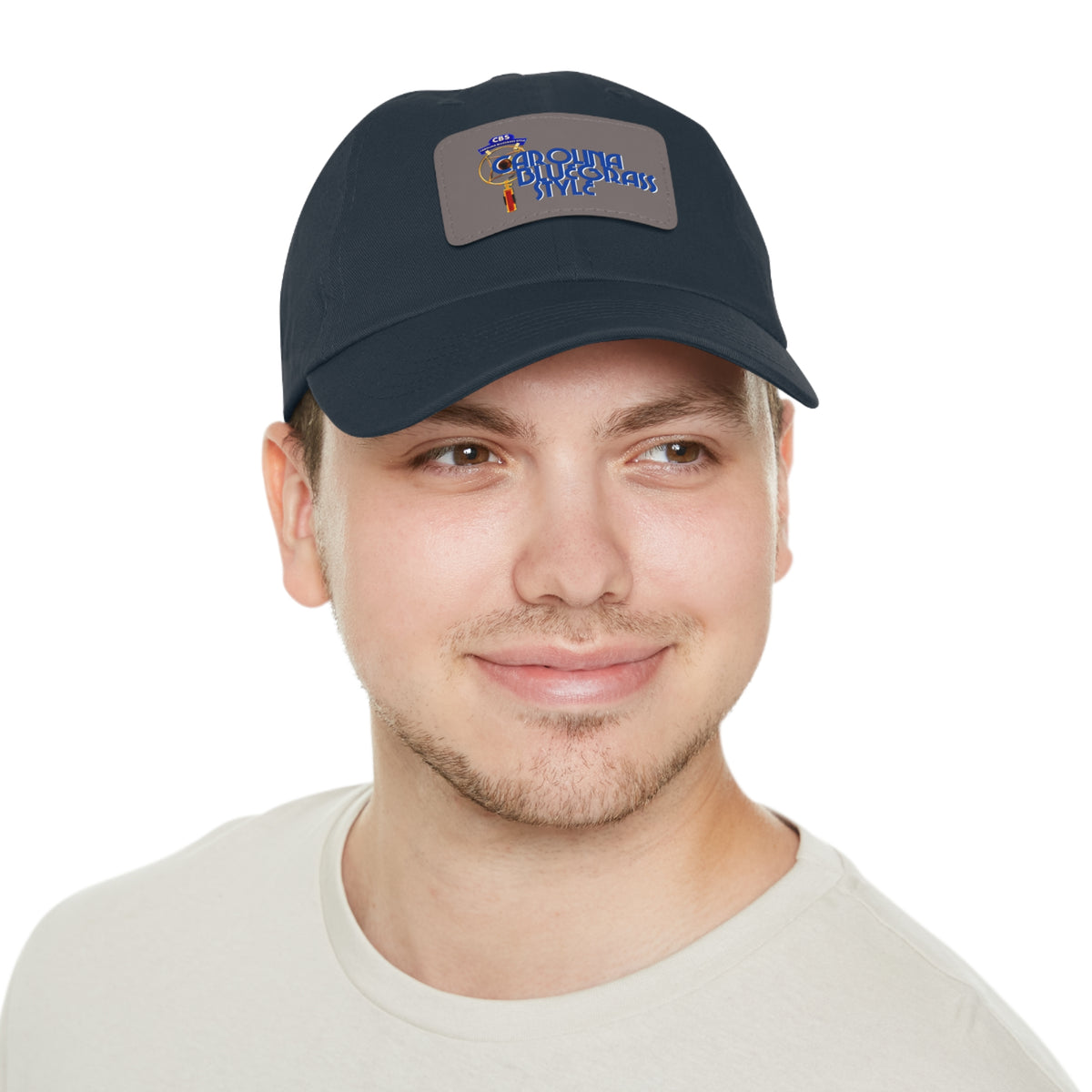 Carolina Bluegrass Style Dad Hat | Leather Patch Rectangle