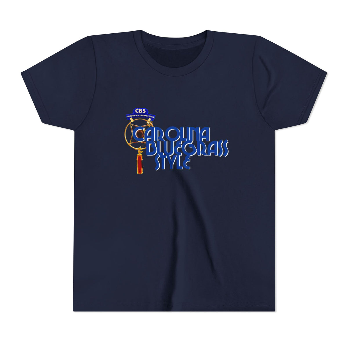 Youth Tee — "Carolina Bluegrass Style" Graphic T-Shirt