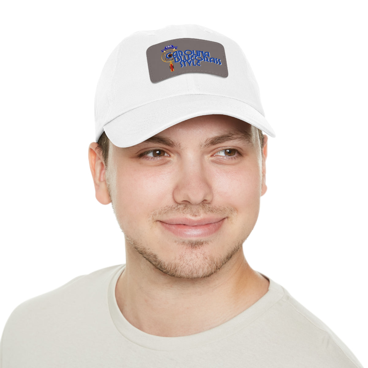 Carolina Bluegrass Style Dad Hat | Leather Patch Rectangle