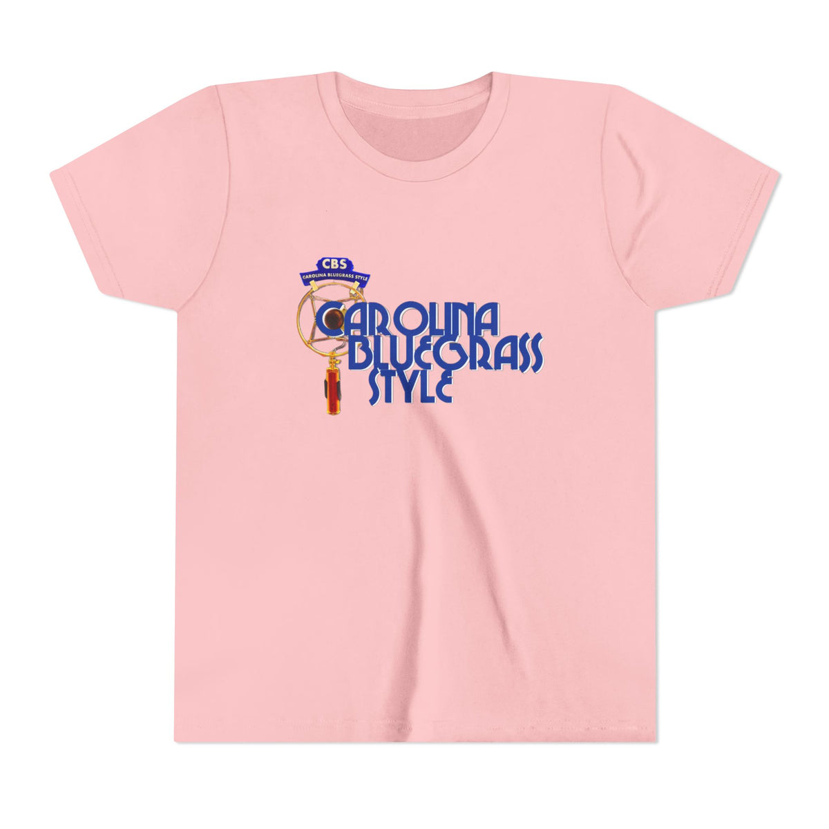 Youth Tee — "Carolina Bluegrass Style" Graphic T-Shirt