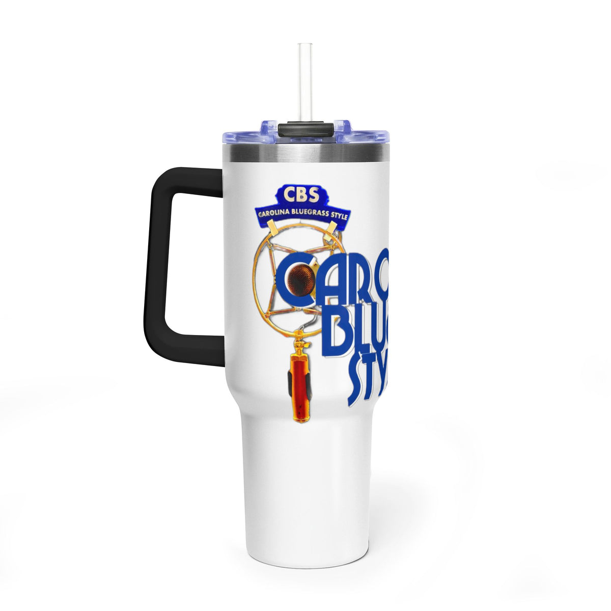40oz Vacuum Tumbler — Carolina Bluegrass Style Travel Mug
