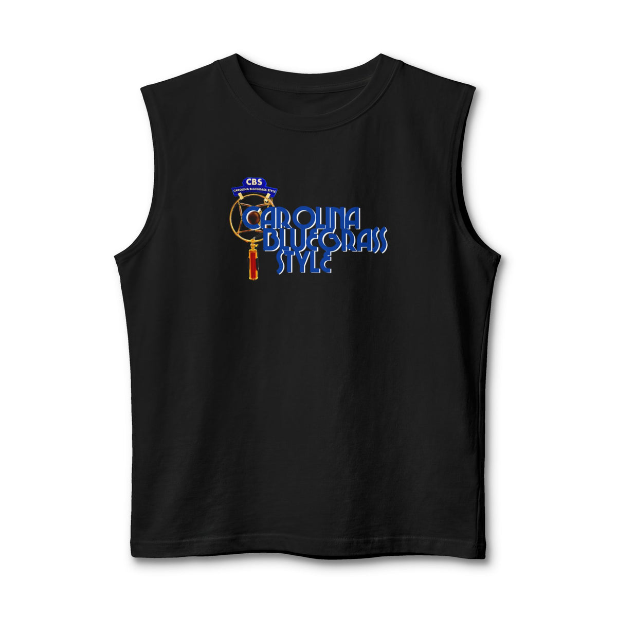 Bluegrass Muscle Tank – "Carolina Bluegrass Style" Music Tee