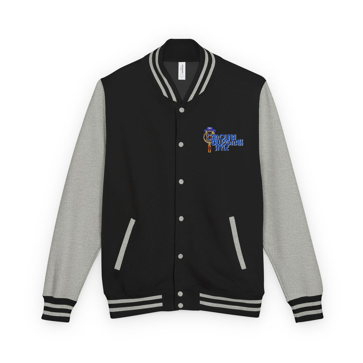 Retro Cheerleader Letterman Jacket — 'Cheer Squad' Embroidered Varsity Jacket
