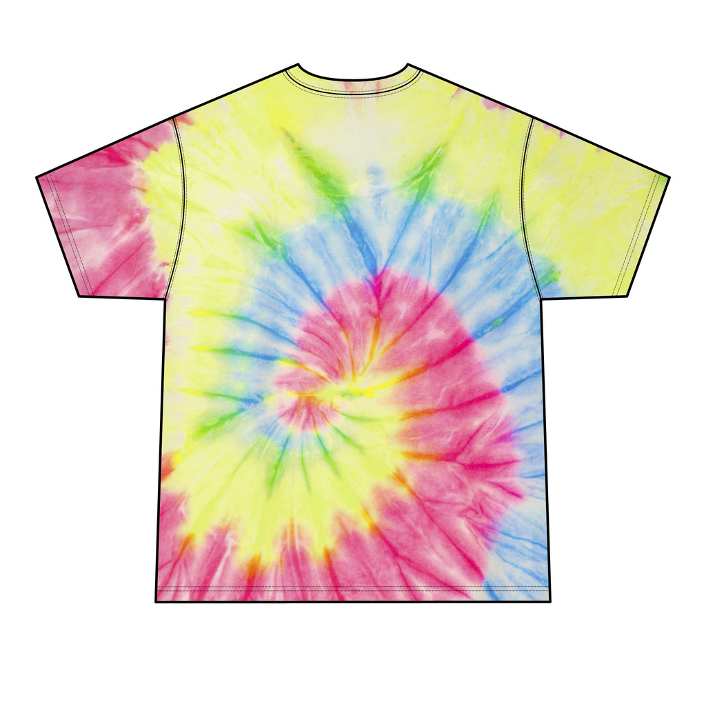 Carolina Bluegrass Style Tie-Dye Tee — Men’s Black Spiral Band T‑Shirt