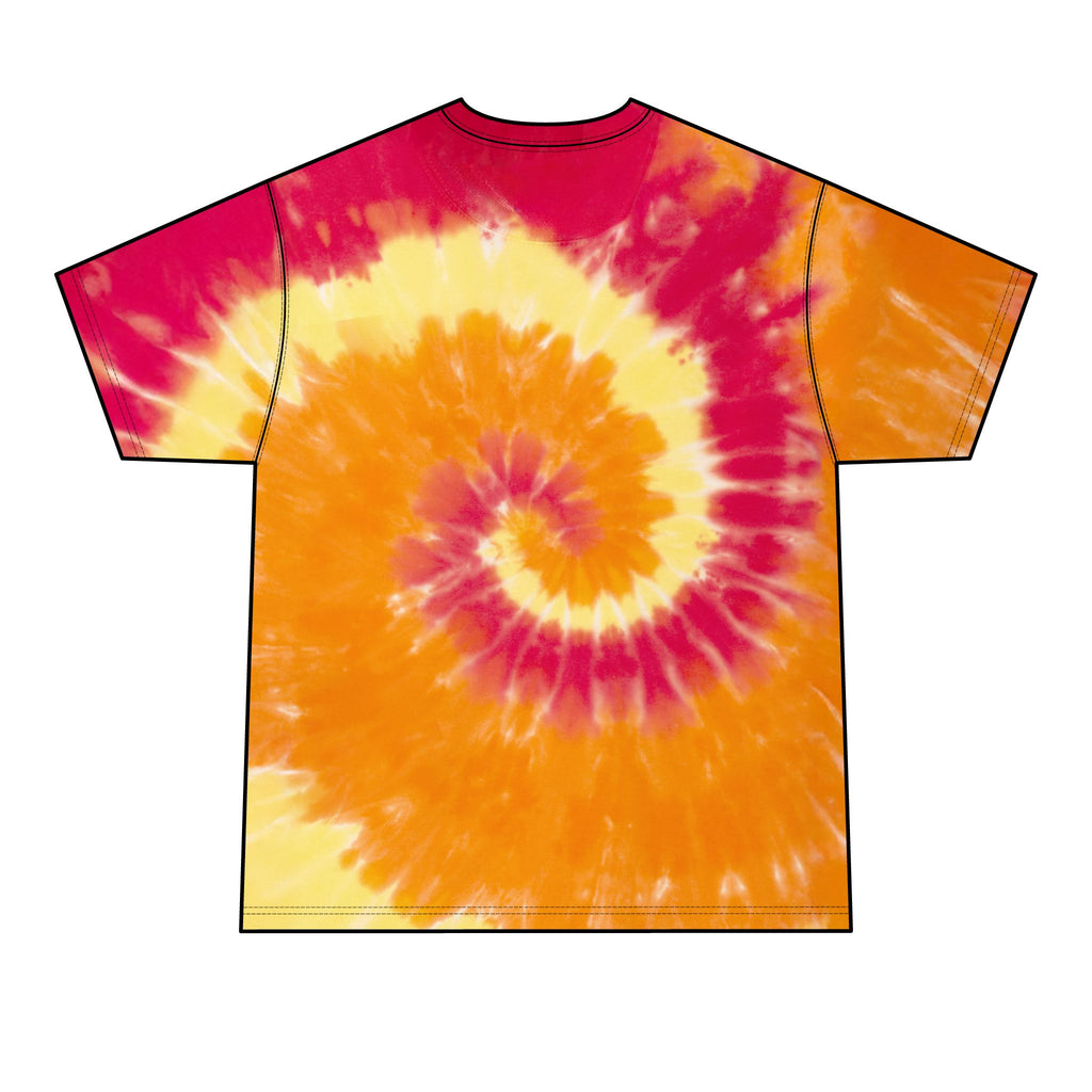 Carolina Bluegrass Style Tie-Dye Tee — Men’s Black Spiral Band T‑Shirt