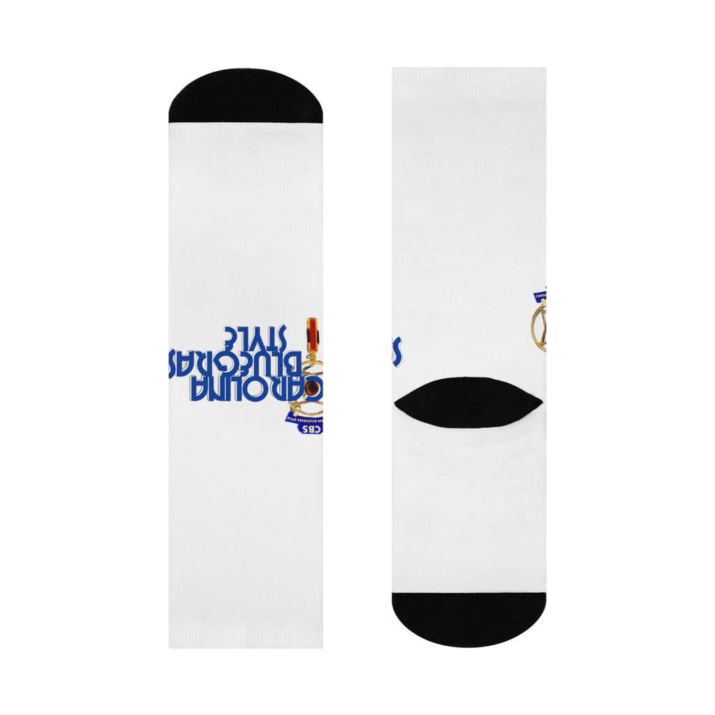 Cushioned Crew Socks — Bluegrass Logo Athletic Crew Socks