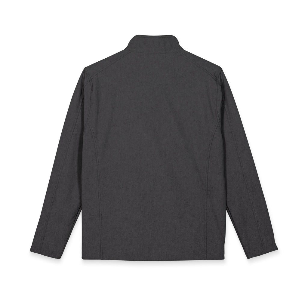 Embroidered Soft Shell Jacket - Men's Core Port Authority, Red with Small Logo