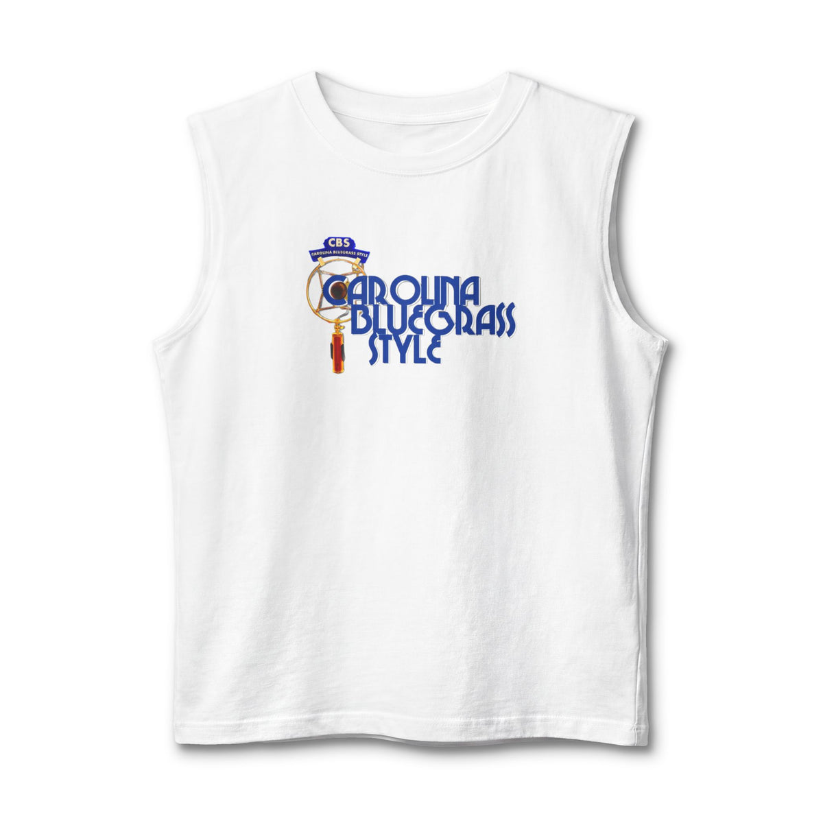 Bluegrass Muscle Tank – "Carolina Bluegrass Style" Music Tee