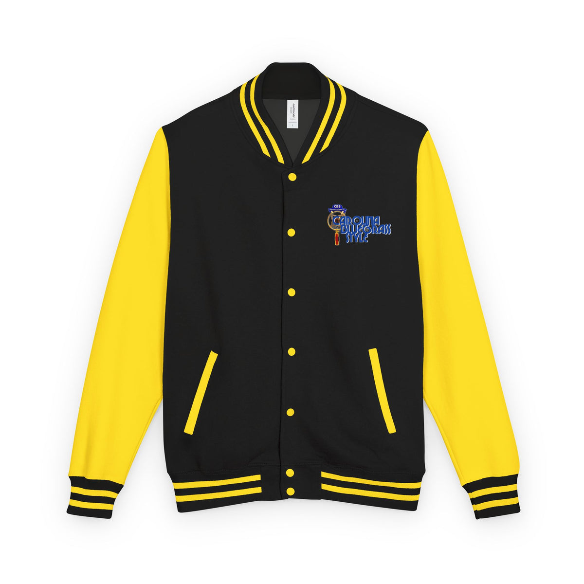Retro Cheerleader Letterman Jacket — 'Cheer Squad' Embroidered Varsity Jacket