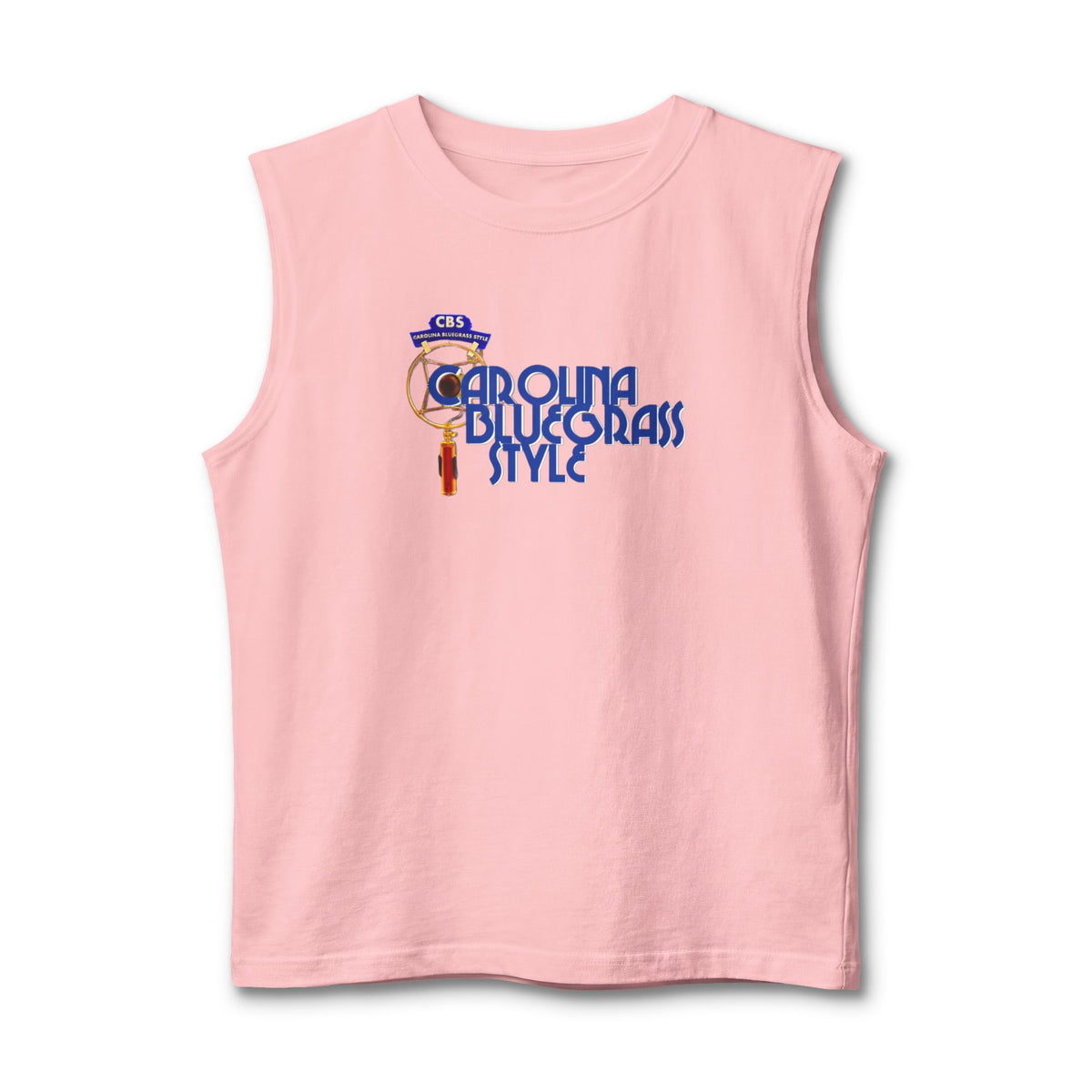 Bluegrass Muscle Tank – "Carolina Bluegrass Style" Music Tee