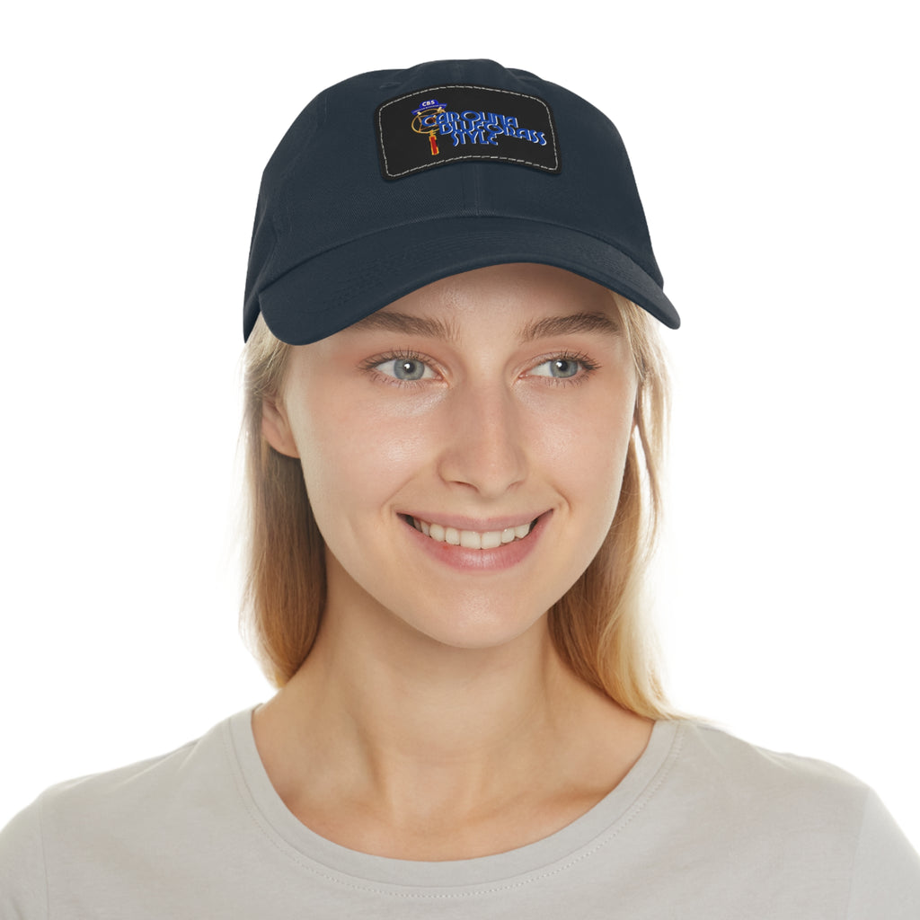 Carolina Bluegrass Style Dad Hat | Leather Patch Rectangle