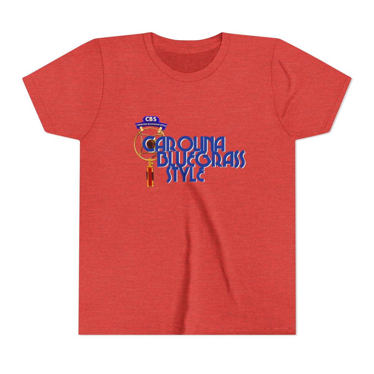 Youth Tee — "Carolina Bluegrass Style" Graphic T-Shirt