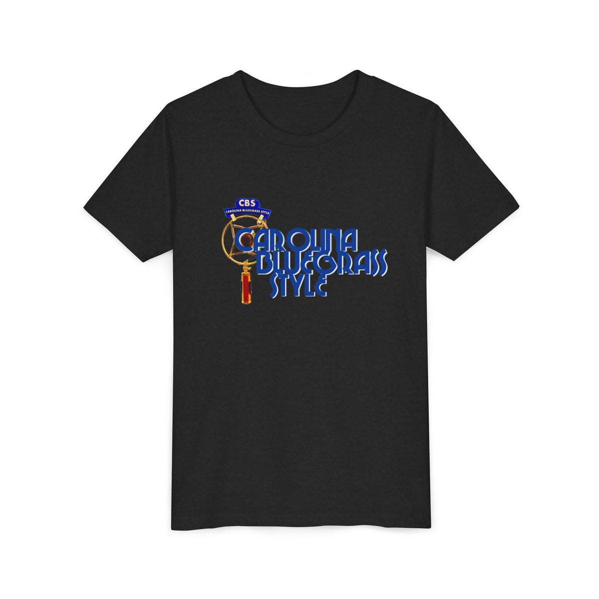 Youth Tee — "Carolina Bluegrass Style" Graphic T-Shirt
