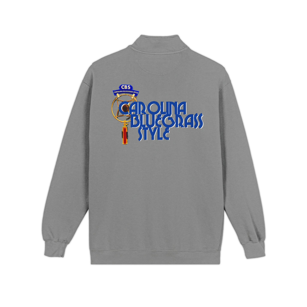 Quarter-Zip Sweatshirt — Carolina Bluegrass Style Embroidered Logo