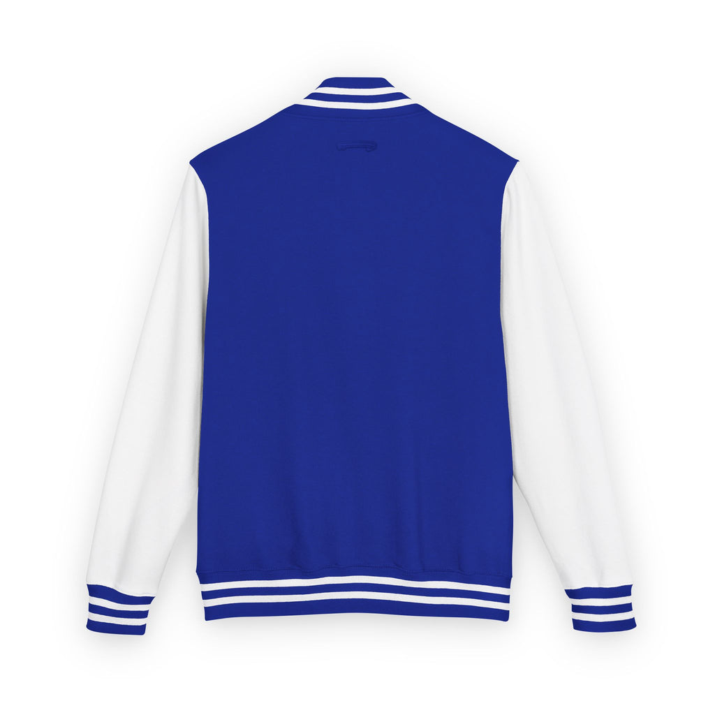 Retro Cheerleader Letterman Jacket — 'Cheer Squad' Embroidered Varsity Jacket