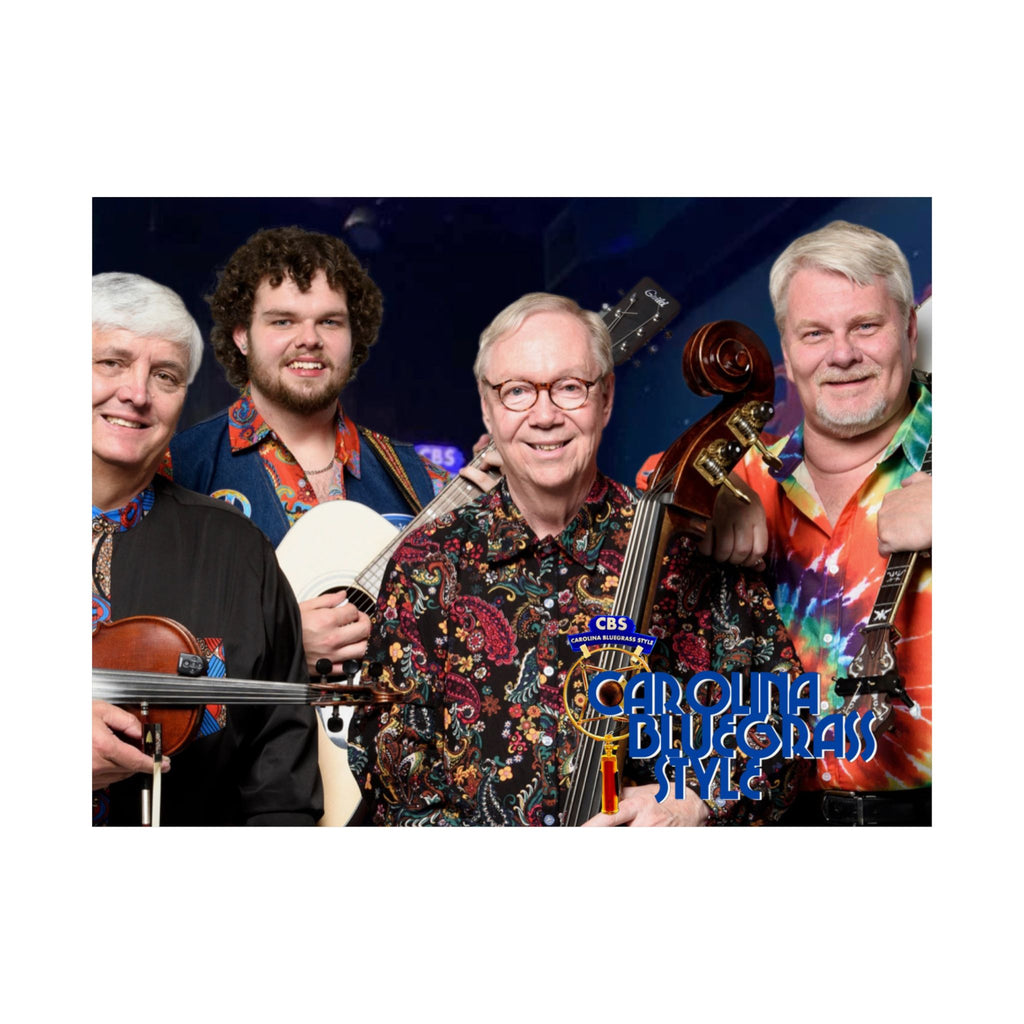 Satin Poster — Carolina Bluegrass Style Band Photo (210gsm)