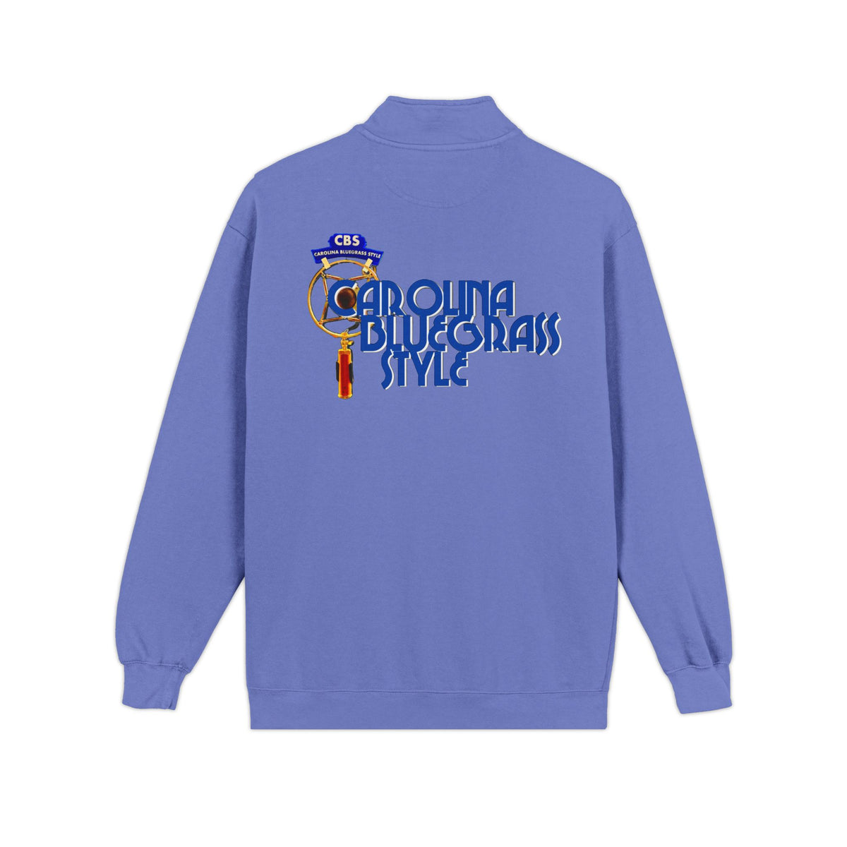Quarter-Zip Sweatshirt — Carolina Bluegrass Style Embroidered Logo