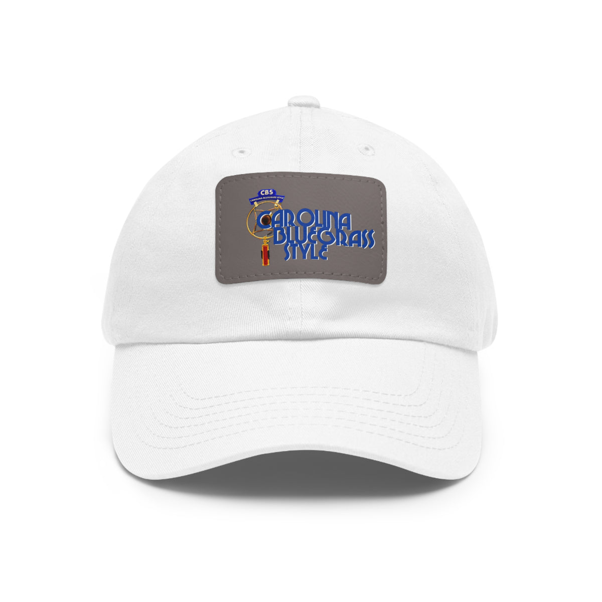 Carolina Bluegrass Style Dad Hat | Leather Patch Rectangle