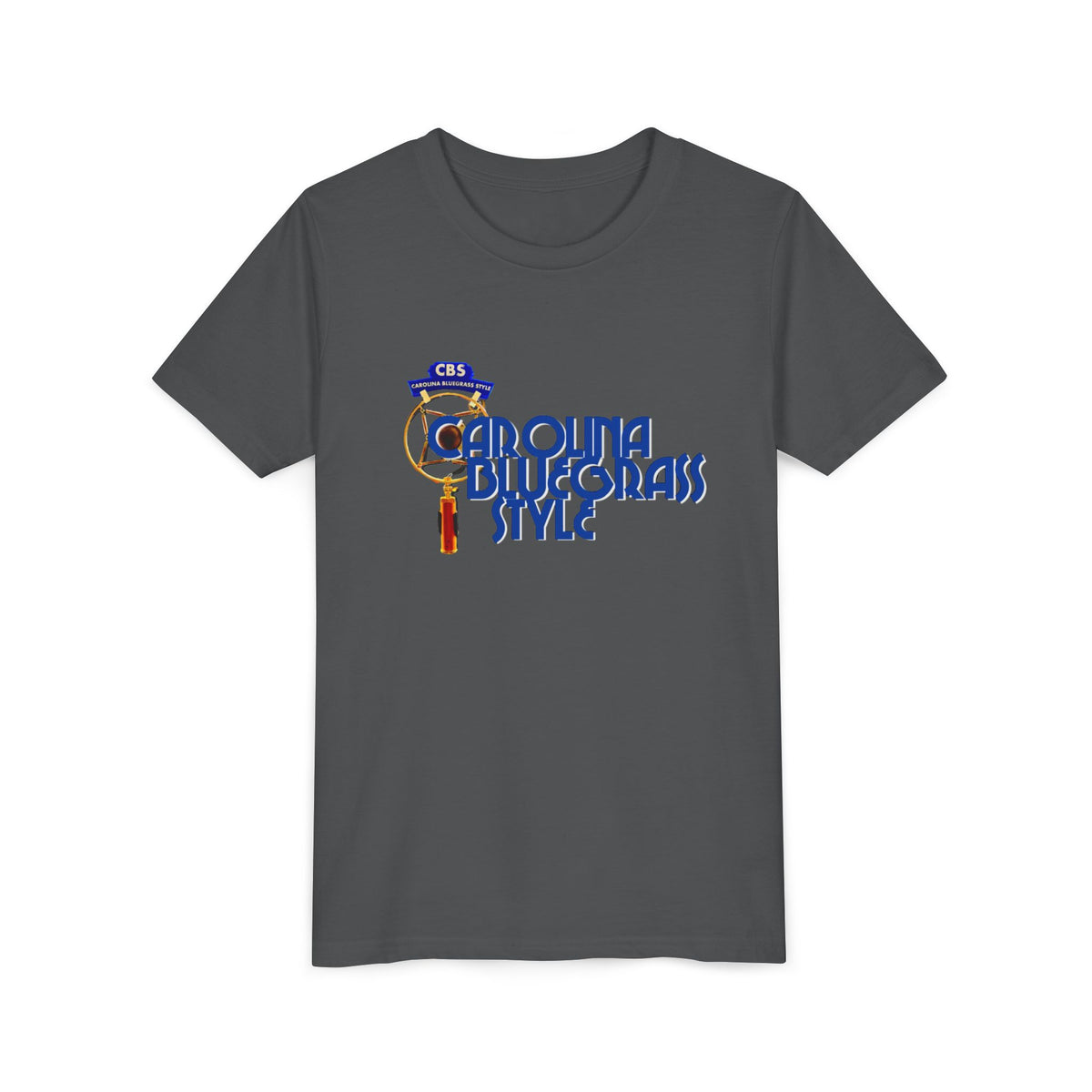 Youth Tee — "Carolina Bluegrass Style" Graphic T-Shirt