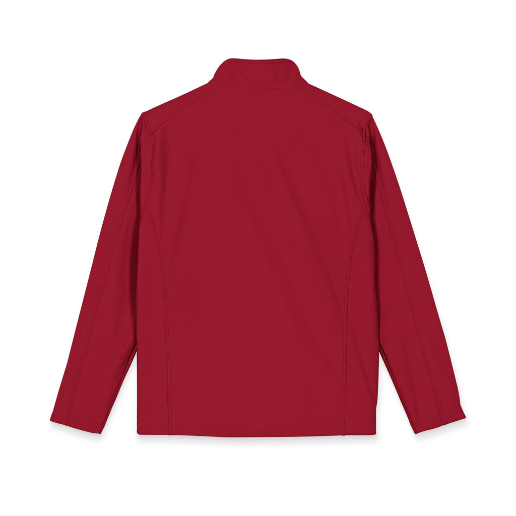 Embroidered Soft Shell Jacket - Men's Core Port Authority, Red with Small Logo