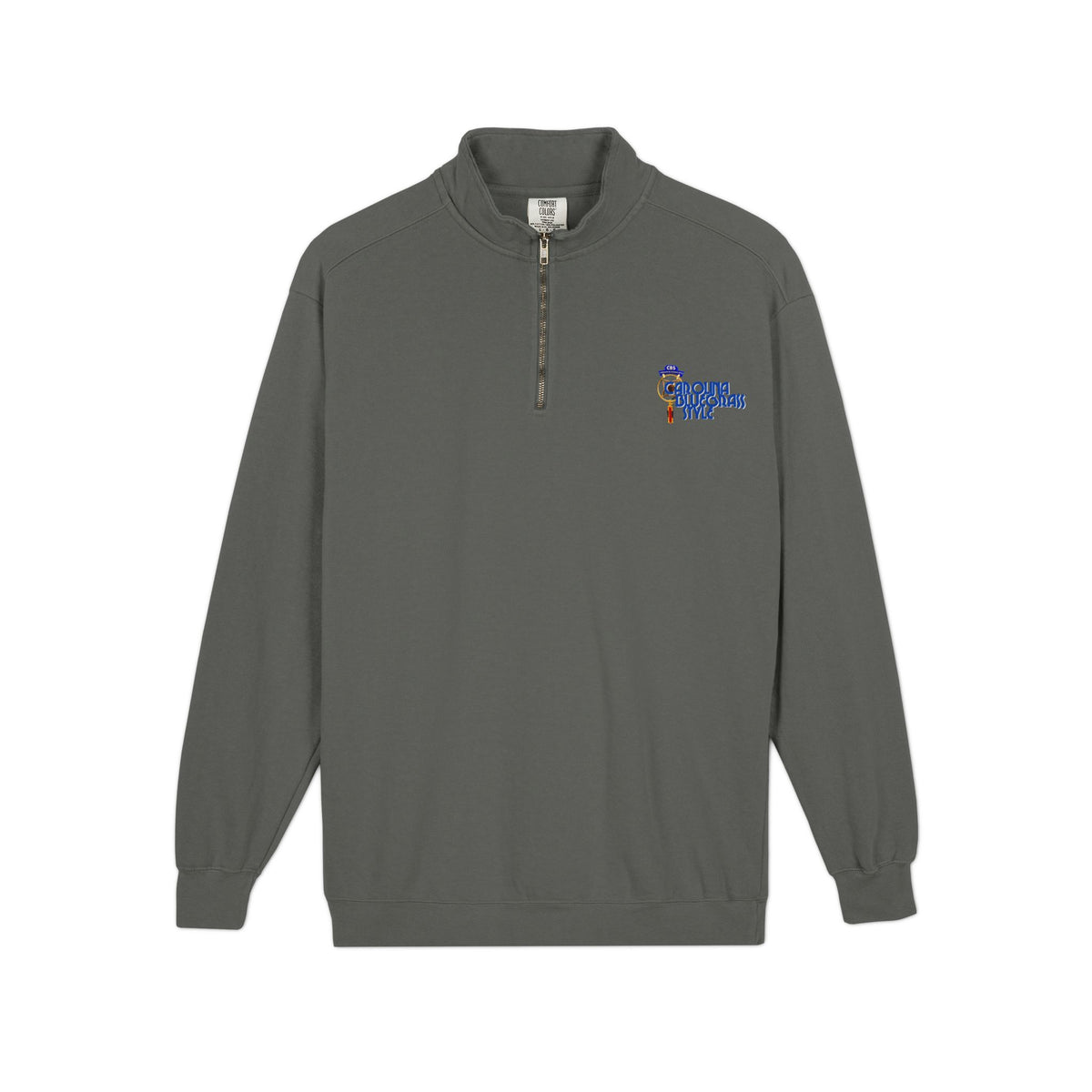 Quarter-Zip Sweatshirt — Carolina Bluegrass Style Embroidered Logo