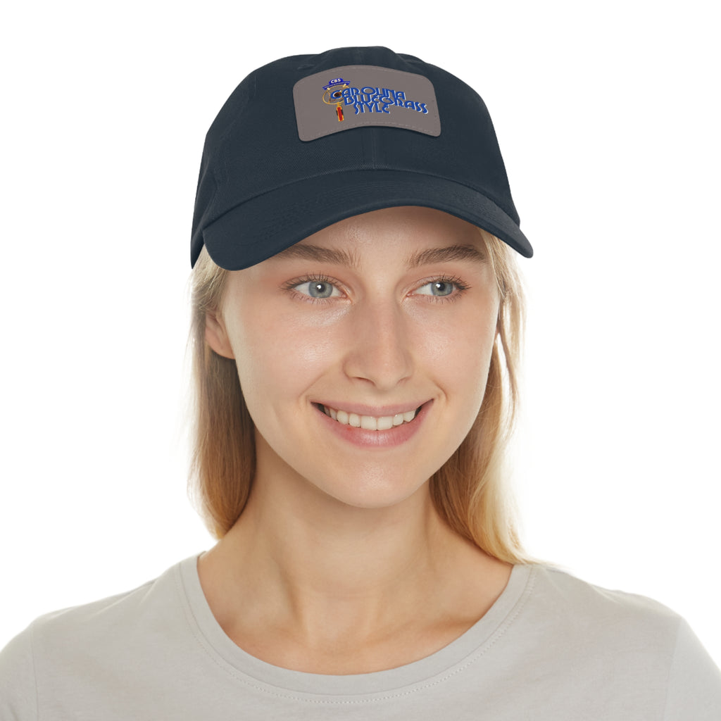 Carolina Bluegrass Style Dad Hat | Leather Patch Rectangle