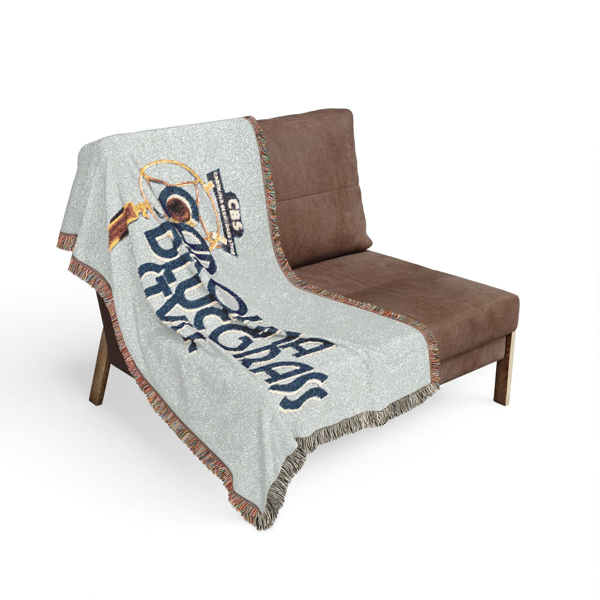 Carolina Bluegrass Style Woven Blanket | Vintage Microphone Logo