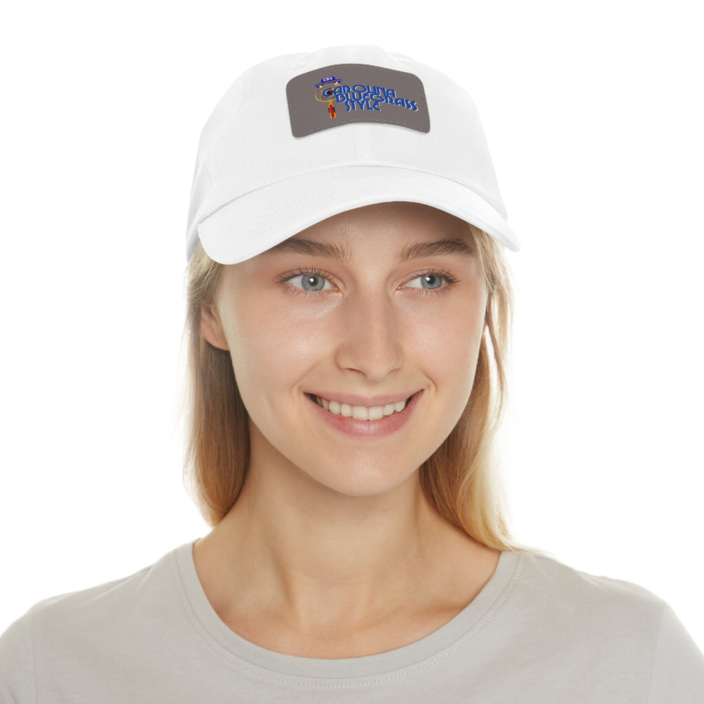 Carolina Bluegrass Style Dad Hat | Leather Patch Rectangle
