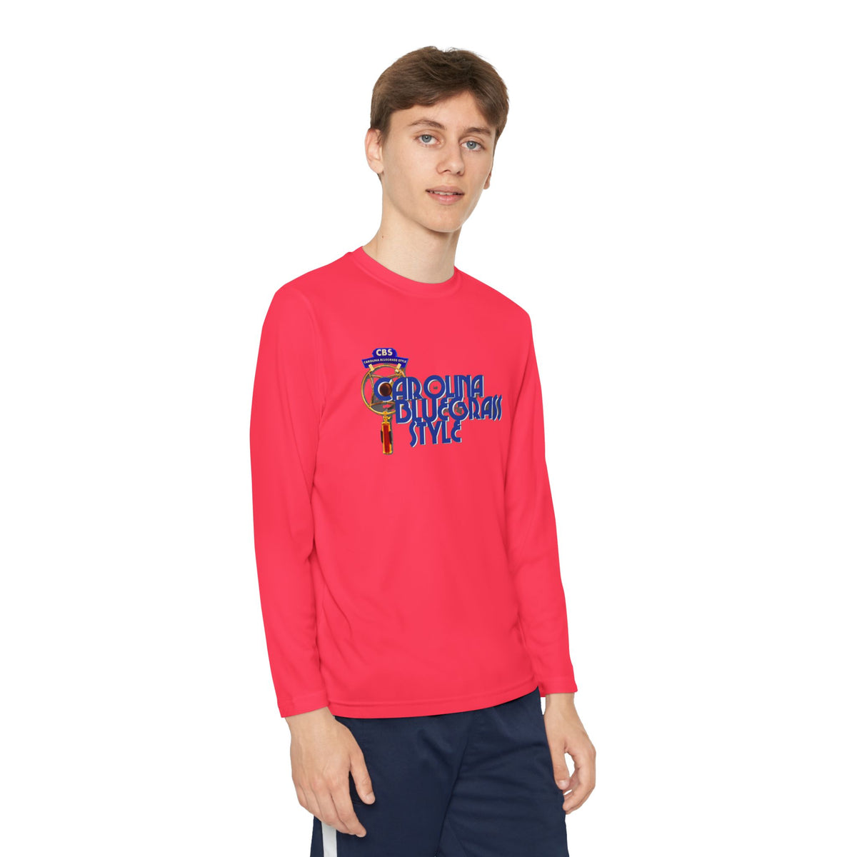 Carolina Bluegrass Style Youth Long Sleeve Tee