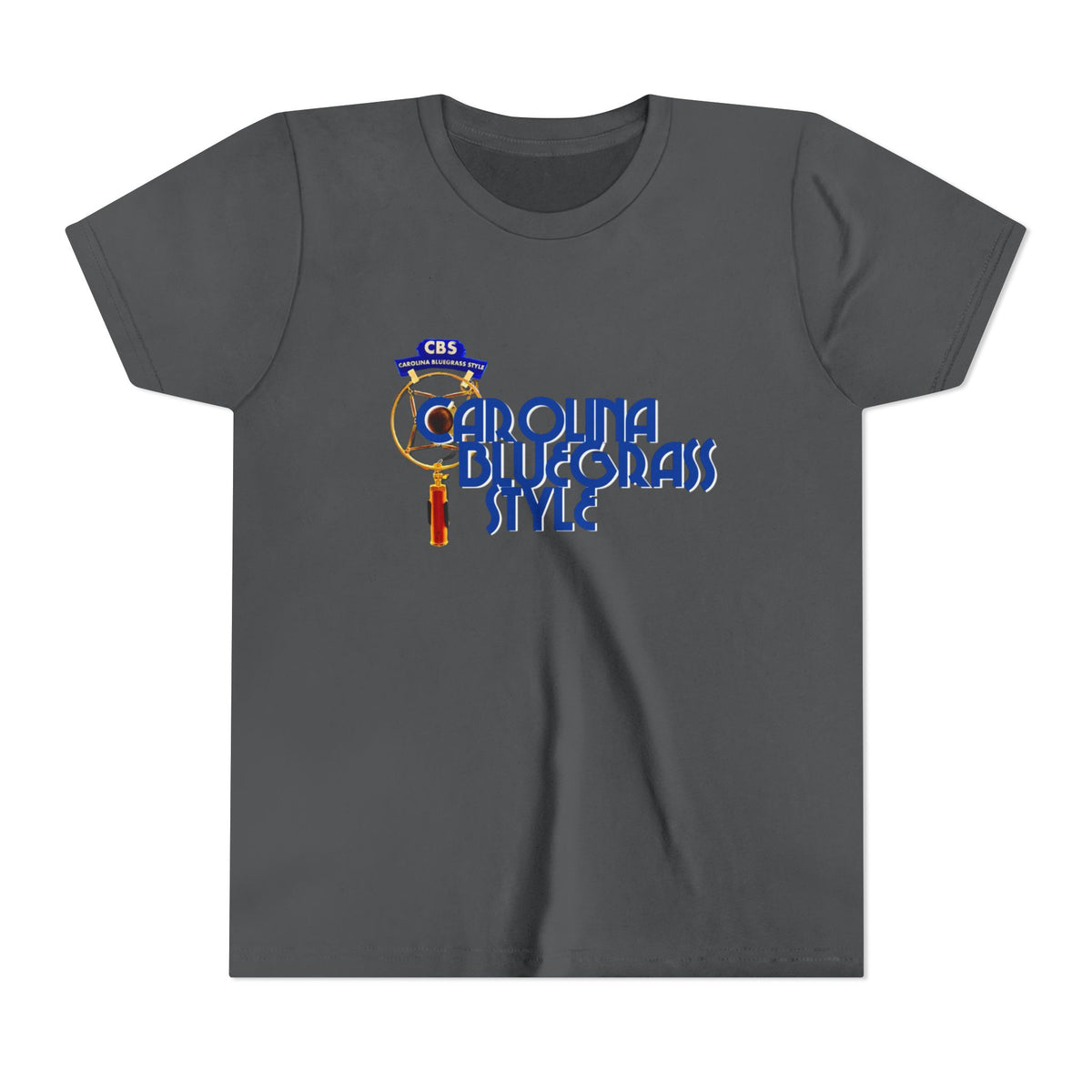 Youth Tee — "Carolina Bluegrass Style" Graphic T-Shirt