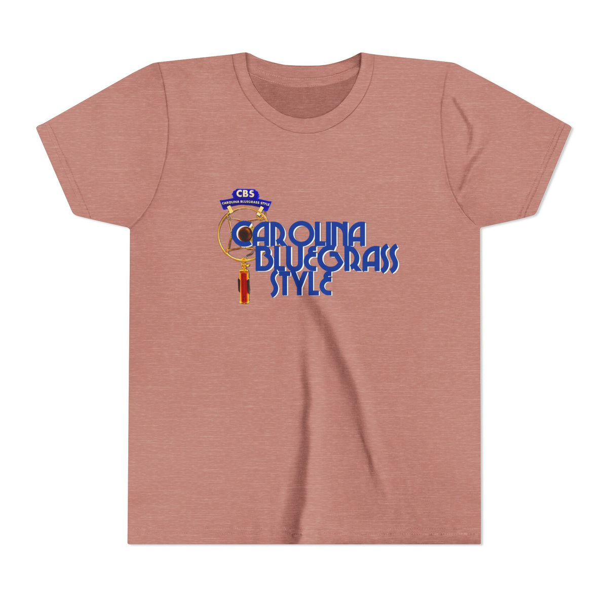 Youth Tee — "Carolina Bluegrass Style" Graphic T-Shirt