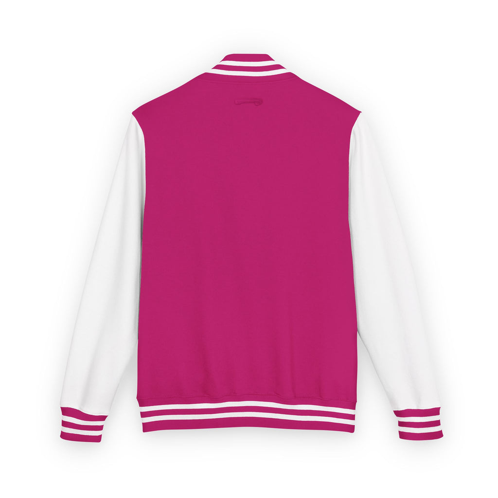 Retro Cheerleader Letterman Jacket — 'Cheer Squad' Embroidered Varsity Jacket