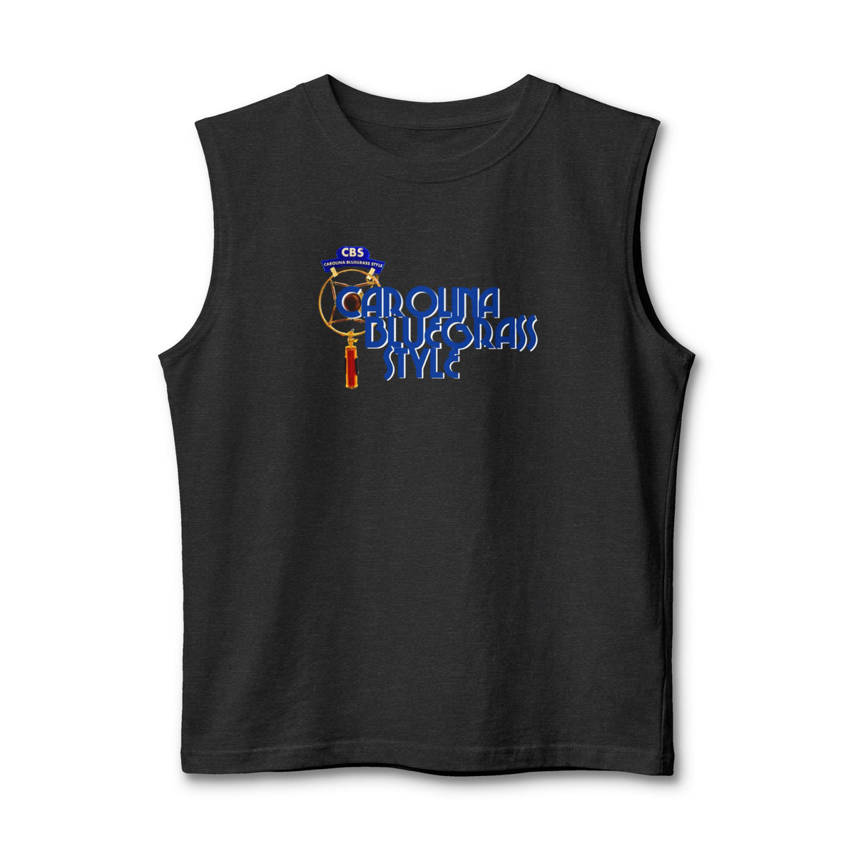 Bluegrass Muscle Tank – "Carolina Bluegrass Style" Music Tee