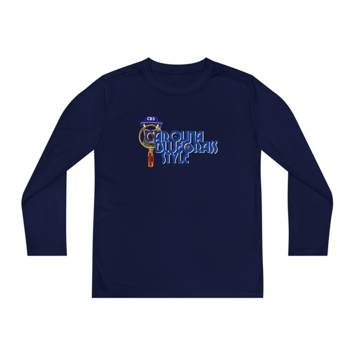 Carolina Bluegrass Style Youth Long Sleeve Tee