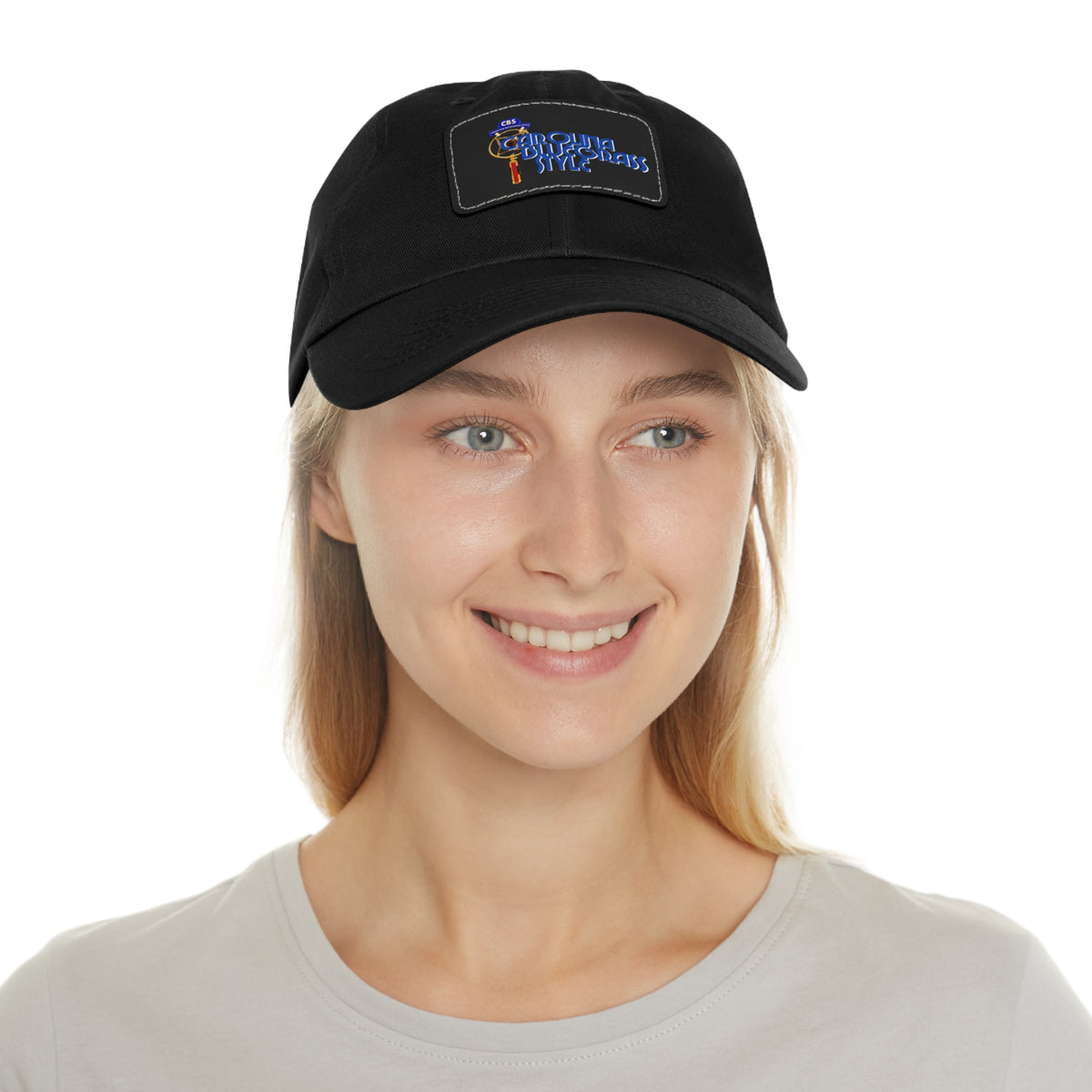 Carolina Bluegrass Style Dad Hat | Leather Patch Rectangle