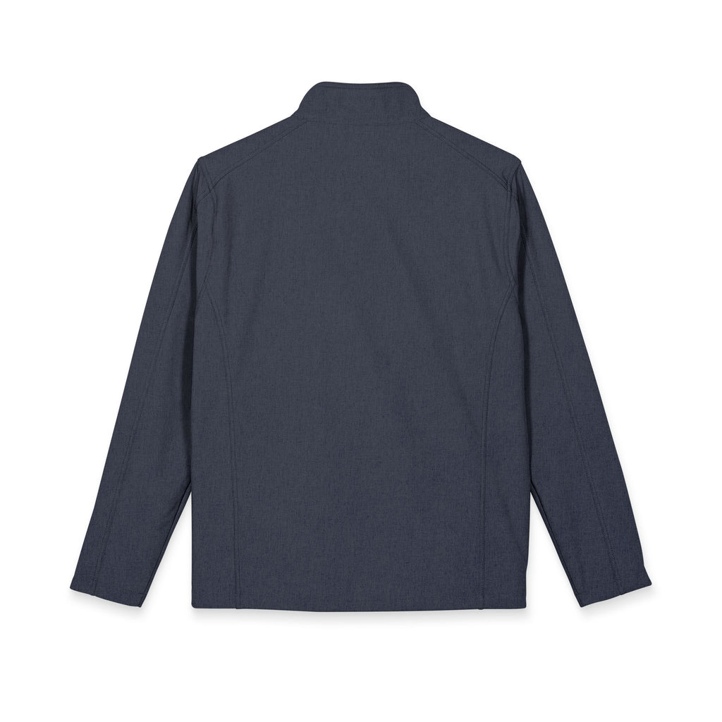 Embroidered Soft Shell Jacket - Men's Core Port Authority, Red with Small Logo
