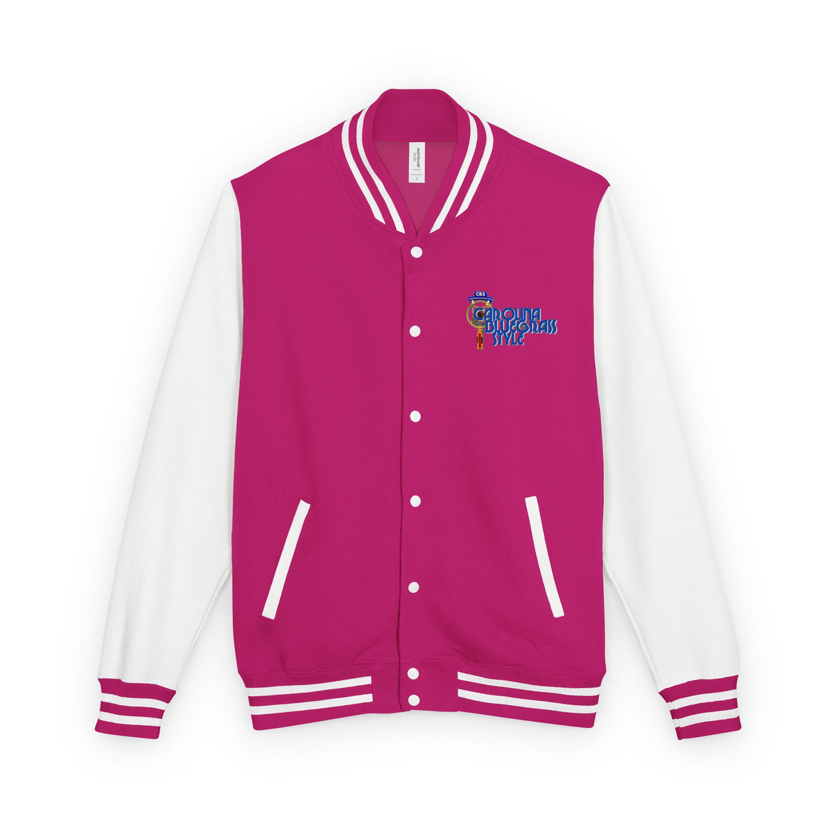 Retro Cheerleader Letterman Jacket — 'Cheer Squad' Embroidered Varsity Jacket