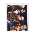 Plush Photo Blanket – Custom Group Portrait Velveteen Throw