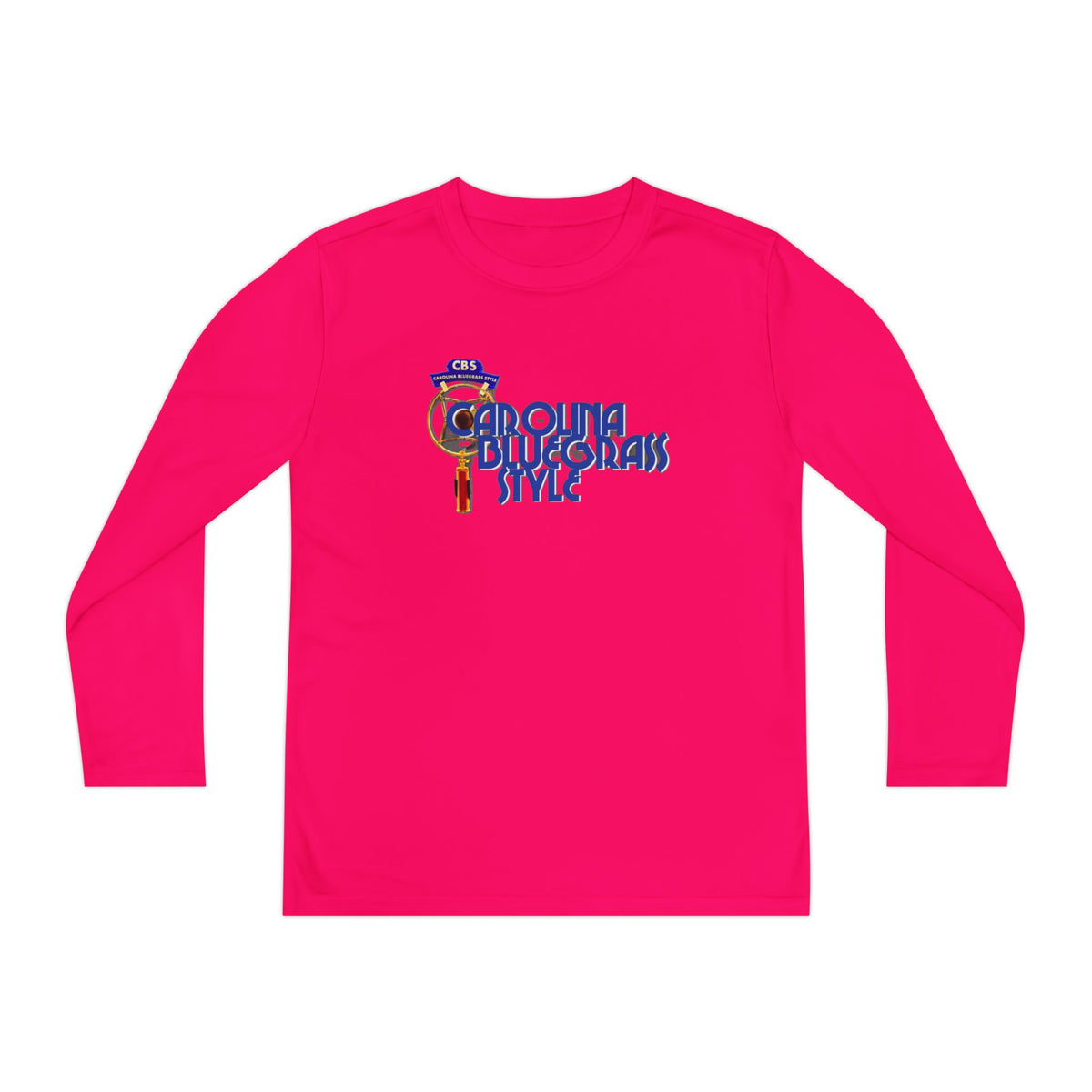 Carolina Bluegrass Style Youth Long Sleeve Tee