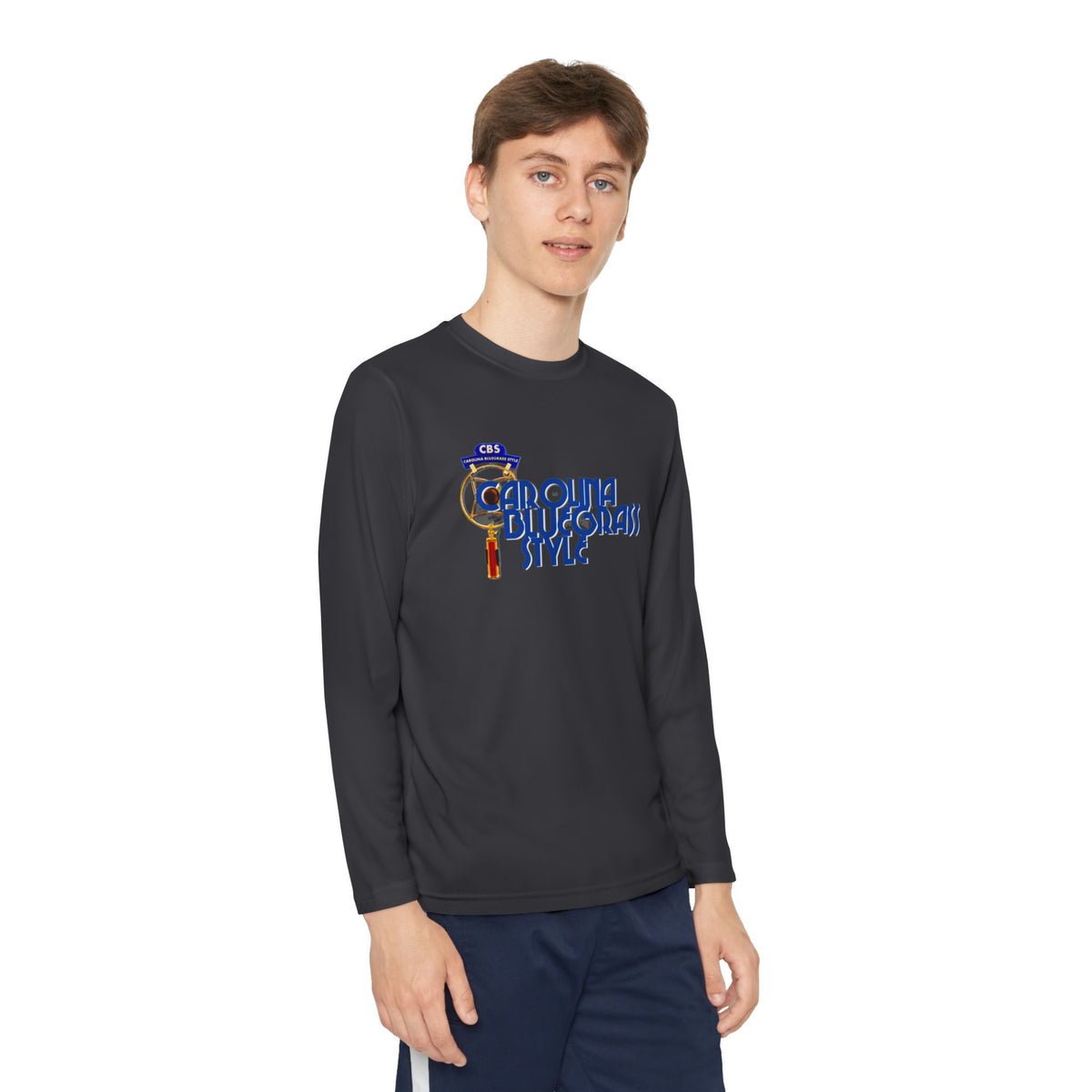 Carolina Bluegrass Style Youth Long Sleeve Tee