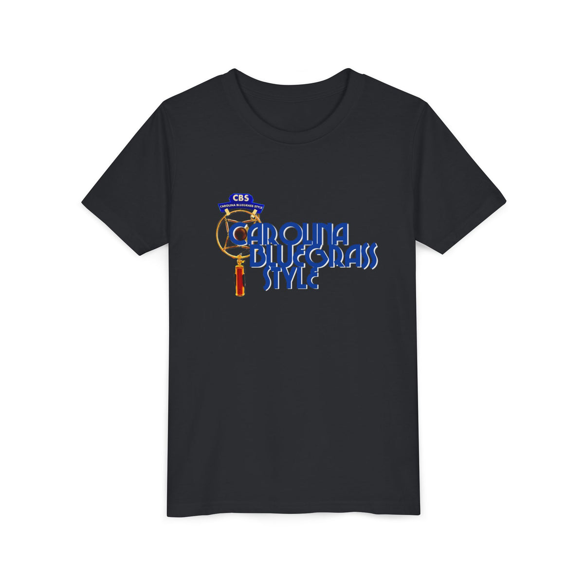 Youth Tee — "Carolina Bluegrass Style" Graphic T-Shirt